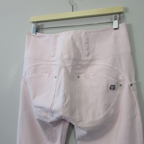 Freddy WR Up Snug 7/8 Pants Women XL Pink Ankle Stretch Tights Chic 520 - Picture 10 of 16
